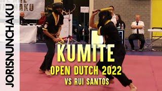 Joris van den Berg VS Rui Santos  Nunchaku Kumite fight 01 2022