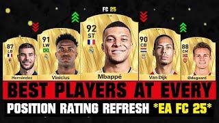 FIFA 25  TOP 5 BEST PLAYER RATINGS at Every Position EA FC 25  ft. Mbappe Vini Van Dijk…