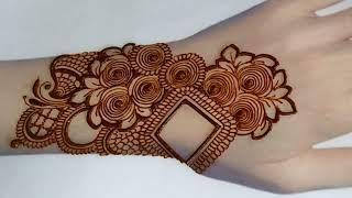 New Latest Mehndi Designs For Back Hand ll Easy Mehndi Design For Back Hand ll Mehndi ka Designs