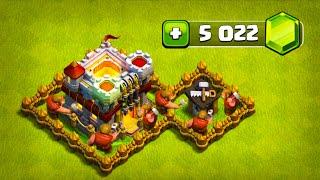 +5000 ГЕМОВ ЗА НЕДЕЛЮ БЕСПЛАТНО  КУПИЛ 5 СТРОИТЕЛЯ  #ПУТЬРАШЕРА  CLASH OF CLANS