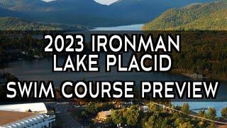 Swim Course Preview 2023 Ironman LAKE PLACID