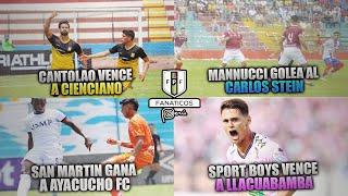 SPORT BOYS vence al LLACUABAMBA ► MANNUCCI GOLEA al CARLOS STEIN ► Ganan SAN MARTÍN y CANTOLAO