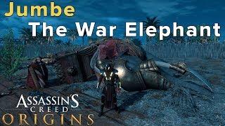 Jumbe the War Elephant Full Kill Video in Assassins Creed Origin