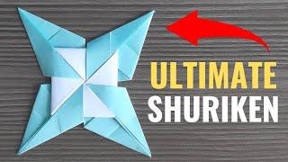 How To Make The Ultimate Ninja Shuriken  Easy Origami