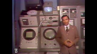 From 1975 Roy Leep gives tour of WTVT weather center