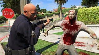 GTA 5 Police Accidentlly Arrested Zombie Trevor  GTA V Zombie Mod  Prison Mod