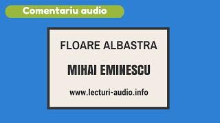 Floare albastra - Mihai Eminescu -  Comentariu audio bacalaureat