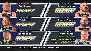 All 100 OVR Players Except MeGoldberg at Smackdown Difficulty  Here Comes The Pain