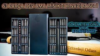 Her Eve Lazım Mini Tornavida Seti 63 Parçalı Dev ama Minik Set