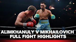 Janibek Alimkhanuly v Andrei Mikhailovich   Full Fight Highlights  Main Event  Fox Sports AUS