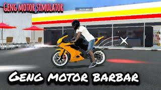 Ipuy jadi Geng motor yang barbar - Geng motor Simulator Indonesia