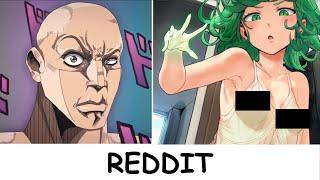 Tatsumaki VS Reddit the rock reaction meme
