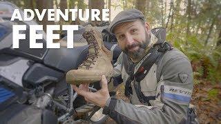 How To Position and Protect Your Feet for Adventure Motorcycling - Avoid Injury with the Proper Gear