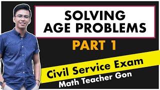 Solving Age Problems - Civil Service Exam