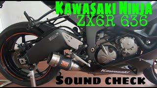 Kawasaki Ninja  ZX6R 2020 exhaust sound  Competition Werkes 