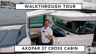 Axopar 37 Full Walkthrough Tour - Brabus Line Cross Cabin Monster with 600HP Full Yacht Tour
