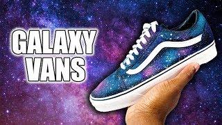 Custom GALAXY Vans GIVEAWAY