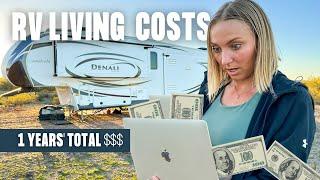 The FULL Cost of RV Life 2022 Monthly Costs of RV Living