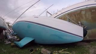 Boat Yard FAIL -- Sailboat Hurricane Storage Gone Wrong