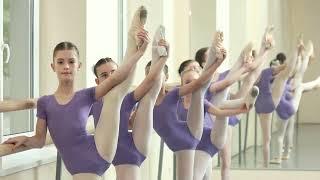 Little Ballerinas Doing Stretching Exercises At Ballet  Intown Stars Gymnastics & Dance