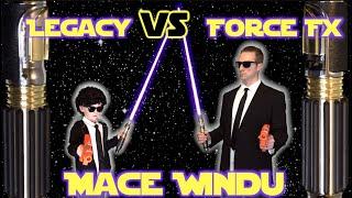 Comparing Galaxys Edge Mace Windu and Force FX Lightsabers