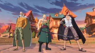 3 ผู้ใช้ดาบที่ยิ่งใหญ่ roronoa zoro  Shank Silvers Rayleigh one piece fighting path