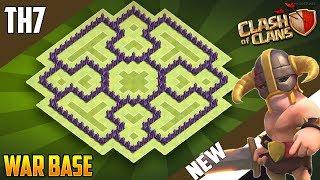 New Best  TH7 WARTROPHYdefense Base 2018 COC Town Hall 7 War Base Design - Clash of Clans