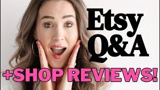 Dylan Jahraus Reviews Your Top Etsy Questions LIVE   Expert Tips & Q&A