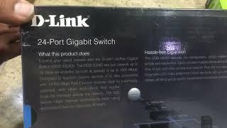 D Link 24 Port Gigabit Switch