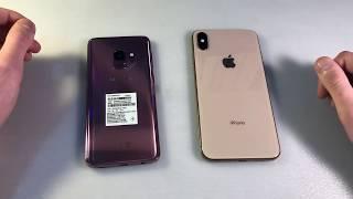 iPhone XS Max vs Samsung Galaxy S9