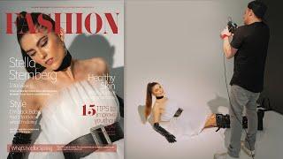 I Shot This Magazine Cover With A Small Light - Zhiyun Molus X100