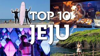 TOP 10 Things To Do In JEJU  Korea Travel Guide