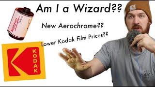 Aerochrome Comeback and Lower Kodak Film Prices