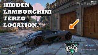 Gta 5 secret Lamborghini Terzo location hidden loaction