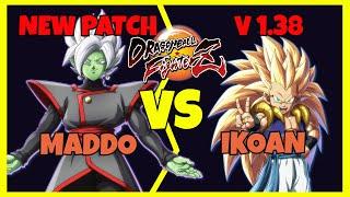 DBFZ NEW PATCH 1.38 - MADDO vs IKOAN Baby 2 Vegito Zamasu vs Jiren Labcoat Android 21 Gotenks