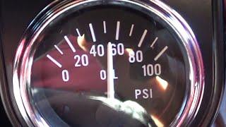 Oil Pressure Gauge Install