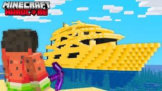 Jai construit un YACHT de LUXE sur Minecraft Hardcore