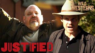 Justified  Two Criminals Do Raylans Job For Him ft. Timothy Olyphant  Wild Westerns