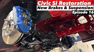 AHC EM1 Restoration Project - Install COMPLETE Front Suspension  Brakes  Steering System Ep 16