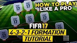 FIFA 17 BEST FORMATION 4-3-2-1 TUTORIAL - CUSTOM TACTICS & INSTRUCTIONS & BUILD UP PLAY TRICKS