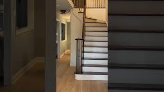 The new hardwood floor completely updated this home. See full video on my channel. #interiordesign