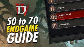 Diablo 4 - Early End Game Guide What To Do At 50-70 WT3 Best XP Renown Dungeons & More