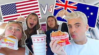 Australians try American FAST FOOD