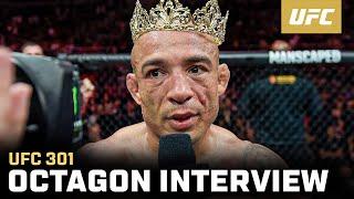 Jose Aldo Octagon Interview  UFC 301