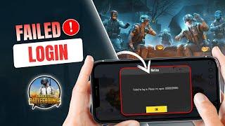 How to Fix PUBG Failed to Login Please Try Again Error on iPhone  PUBG Mobile