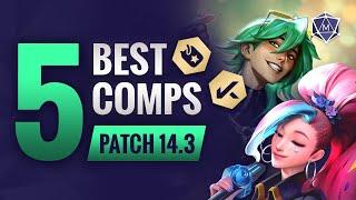 5 BEST Comps in TFT Patch 14.3  Set 10 Teamfight Tactics Guide
