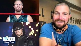 Stephen Amell and Heels Cast Play Would You Rather Wrestling vs. Arrowverse  TVLine