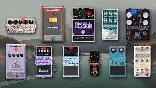 Chorus Pedal Shootout  Featuring 11 chorusvibrato pedals