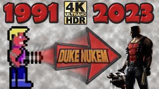 Evolution of Duke Nukem Games 1991-2023 in 4K HDR Max Settings