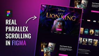 Figma Tutorial - Designing a full Website with Parallax Scroll Animation in figma